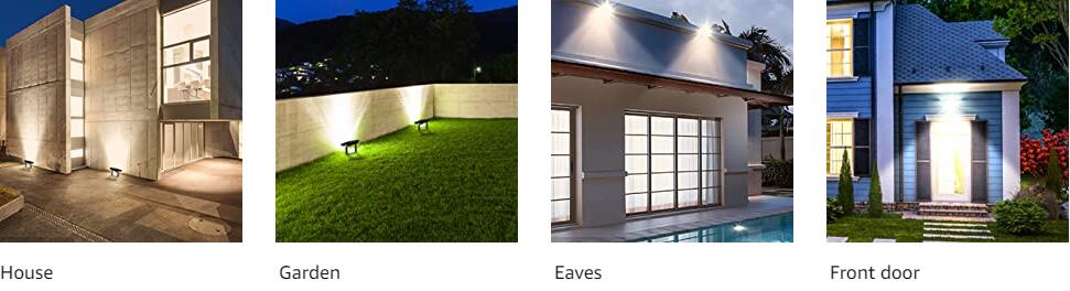 Luz de pared impermeable para jardín Luz de pared impermeable para jardín