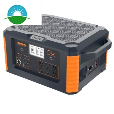 La mejor central eléctrica portátil fuera de la red de 2000 W personalizada
