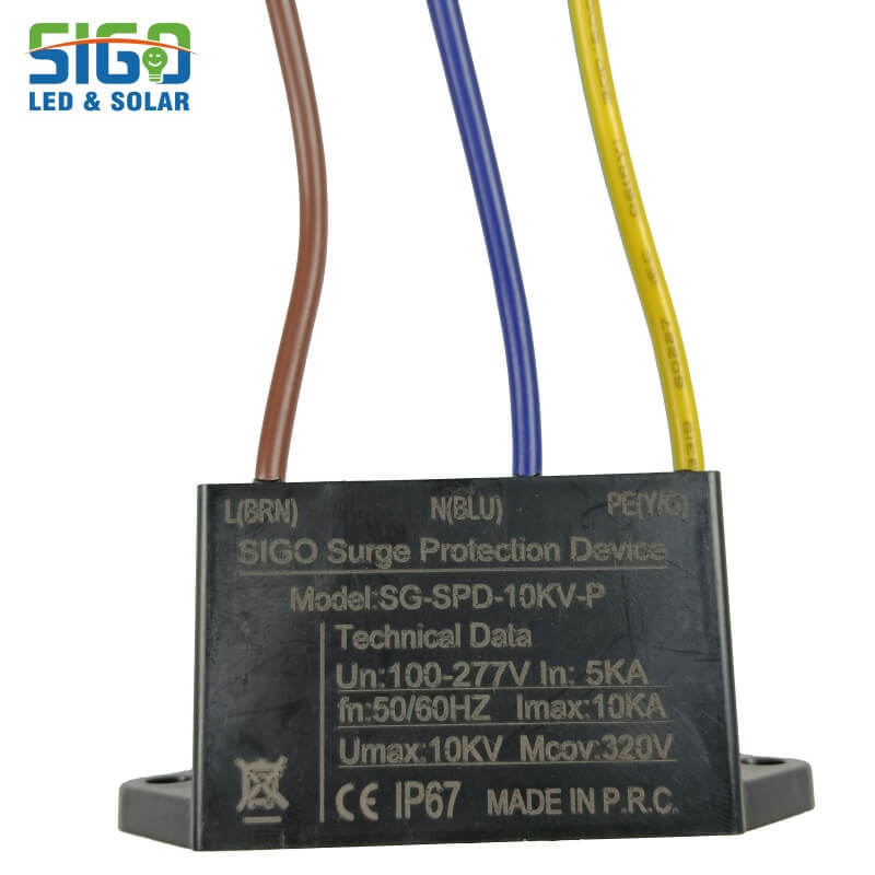 Tecnología SIGOLED: SPD de 10 KV para farolas LED
